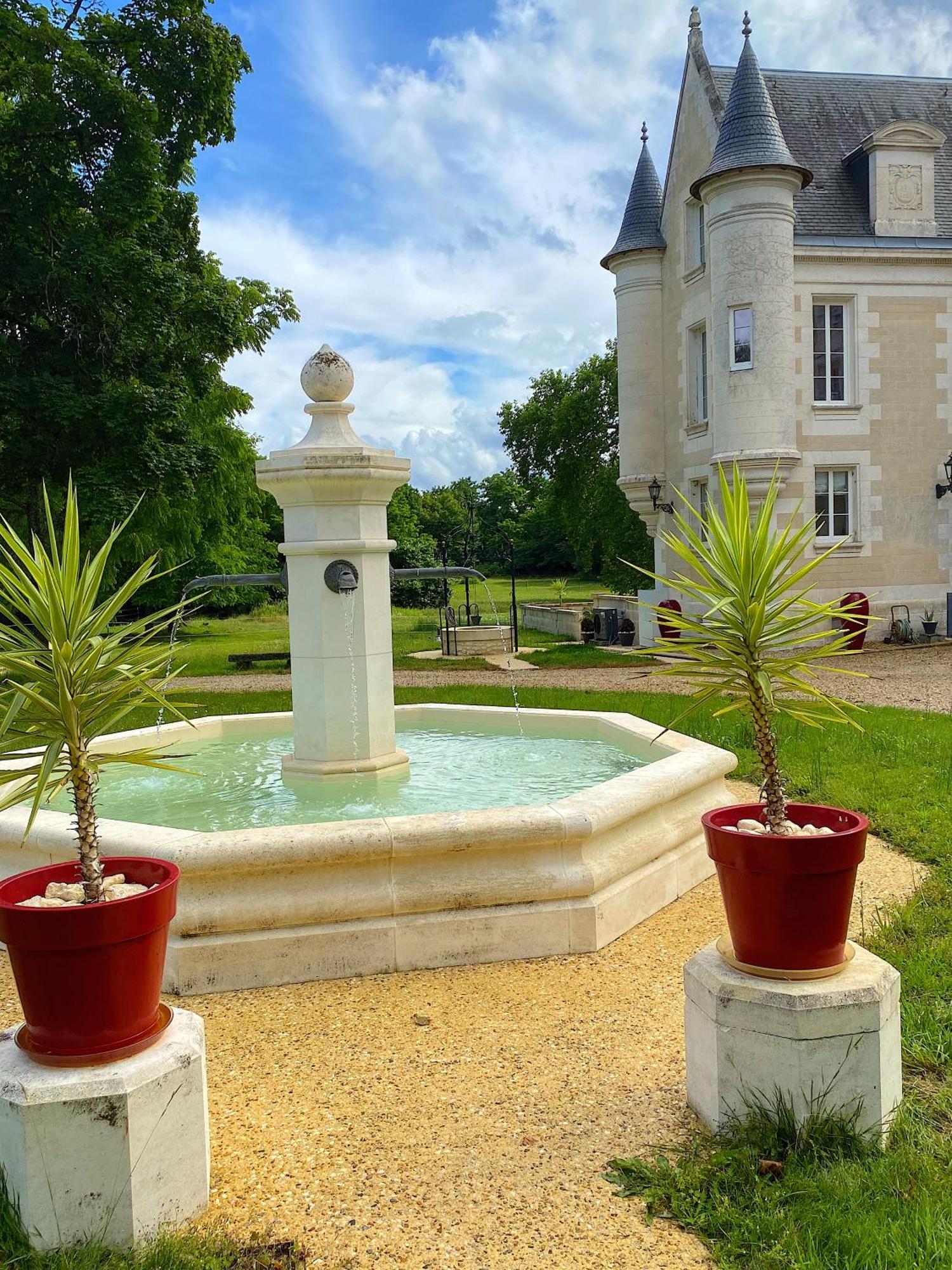 Chateau De Bellevue B&B Et Appartements Avec Piscine Chauffee Et Chambres Partout Climatisees Saint-Avit  Eksteriør bilde