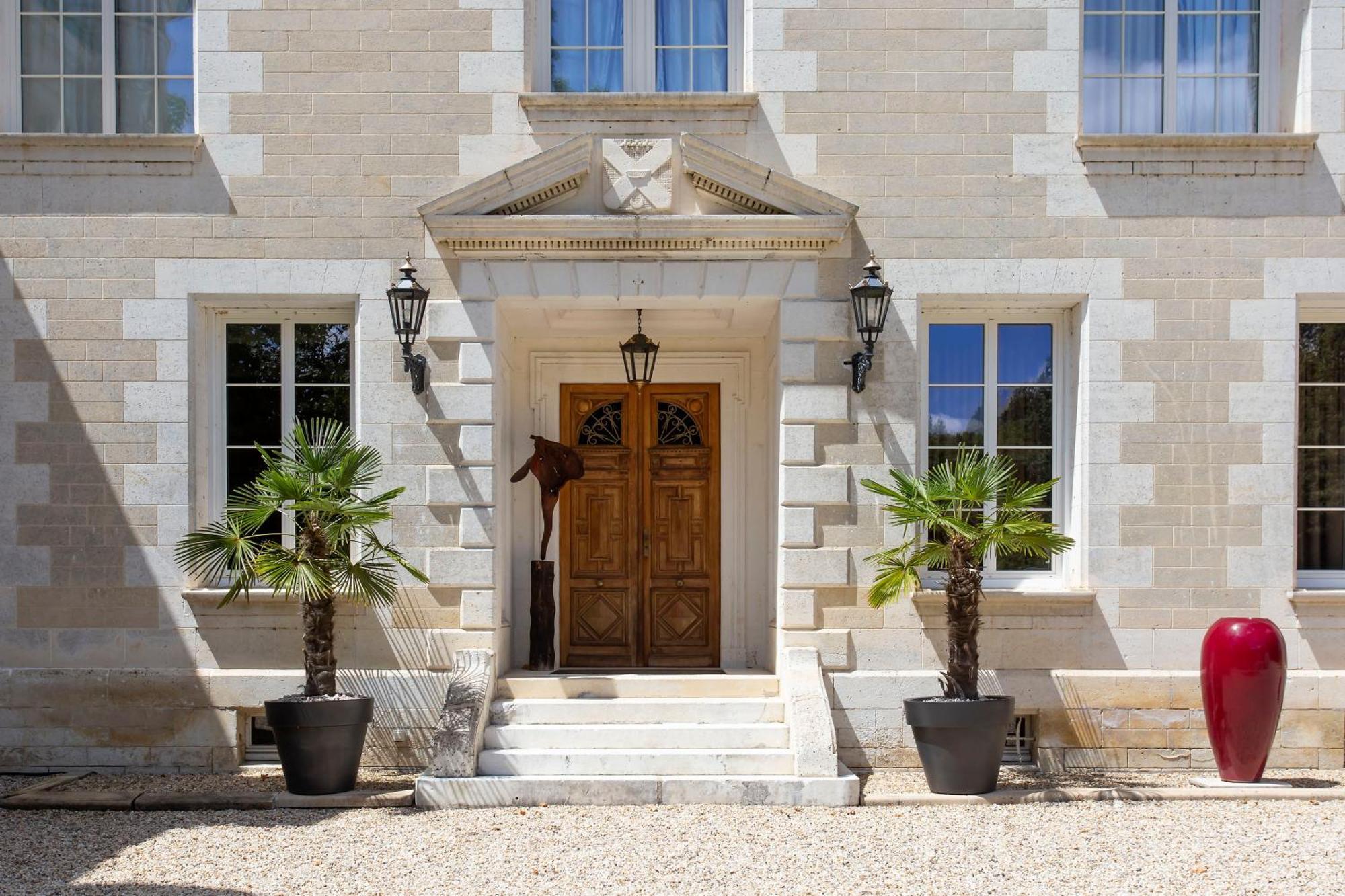 Chateau De Bellevue B&B Et Appartements Avec Piscine Chauffee Et Chambres Partout Climatisees Saint-Avit  Eksteriør bilde